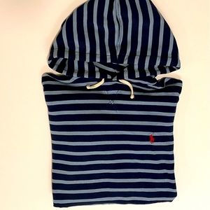 Blue Striped Hoodie by Polo Ralph Lauren